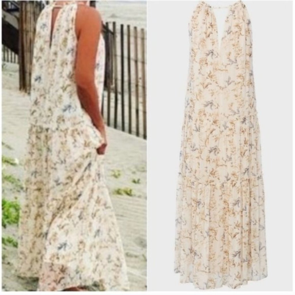 Drew Anthropologie Naomi Tiered Maxi Dress